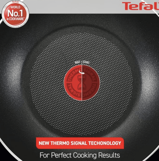 Tefal Cook & Savour Non-Stick Tawa, Smart Thermo Signal Temperature Indicator Technology - (Black) (25 Cm) - Image 3
